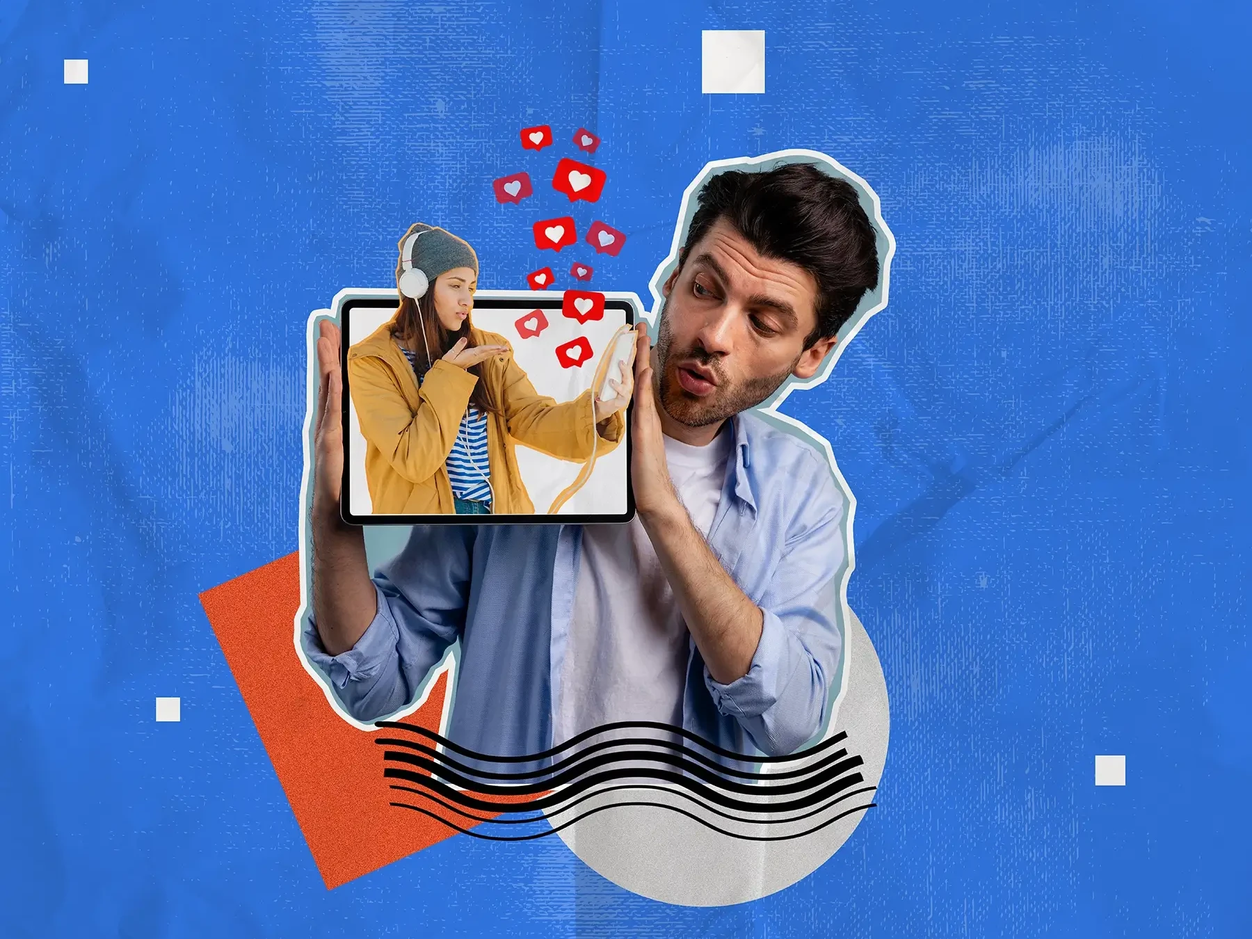 Abstract graphic representing local SEO in Lichfield