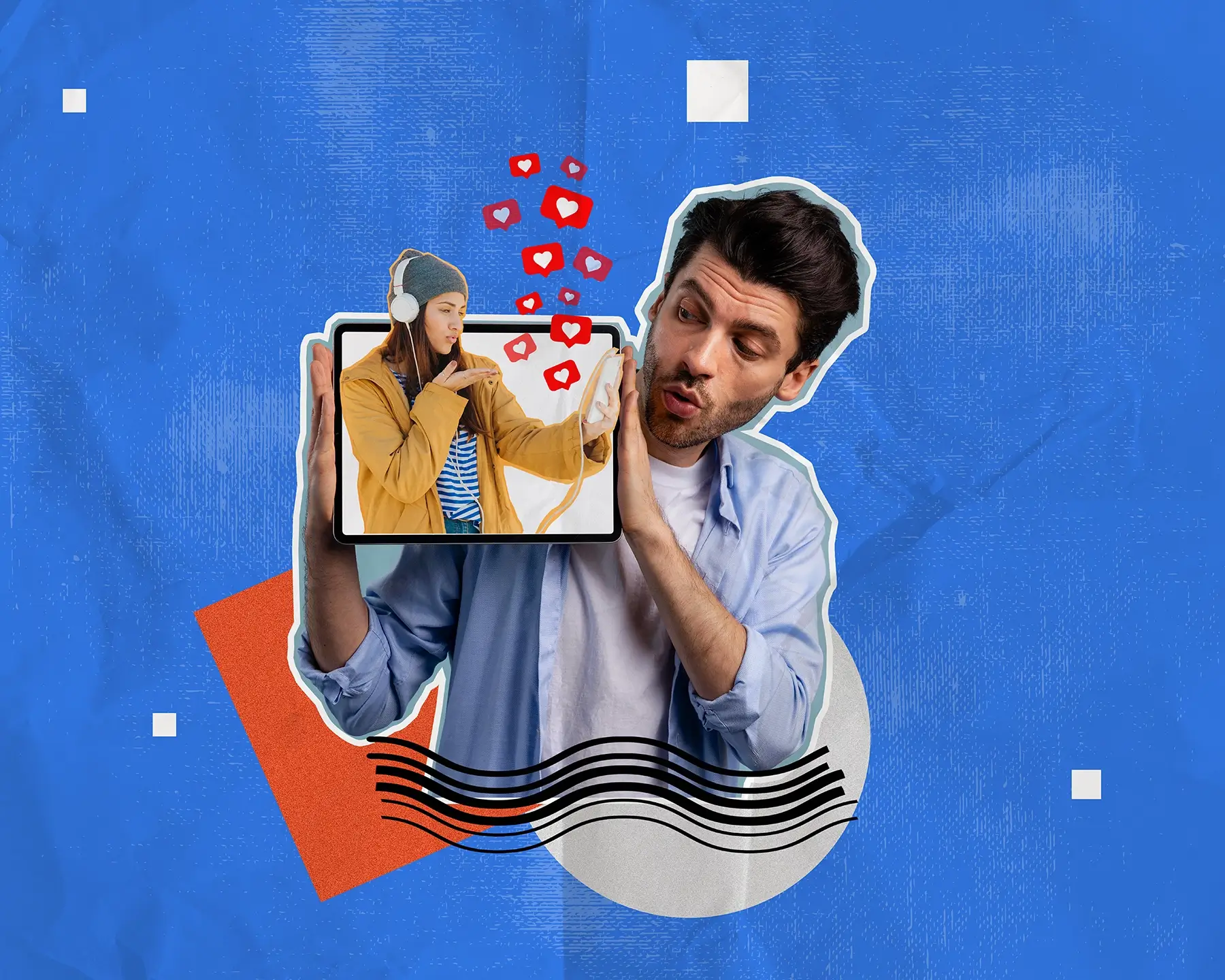 Abstract graphic representing local SEO in Lichfield