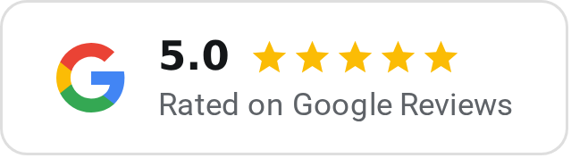 Rated 5 stars on Google Reviews